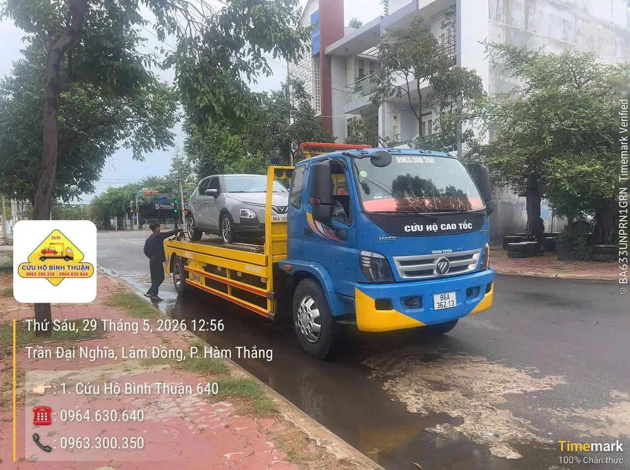 Cứu hộ cao tốc Phan Thiết – Dầu Giây giá rẻ 24/24 chỉ trong 15p